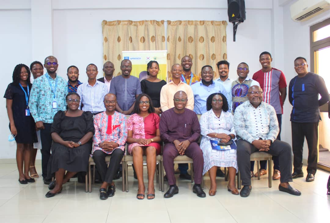 Some representatives of the various agencies at the review workshop. PIX: DELLA RUSSEL OCLOO